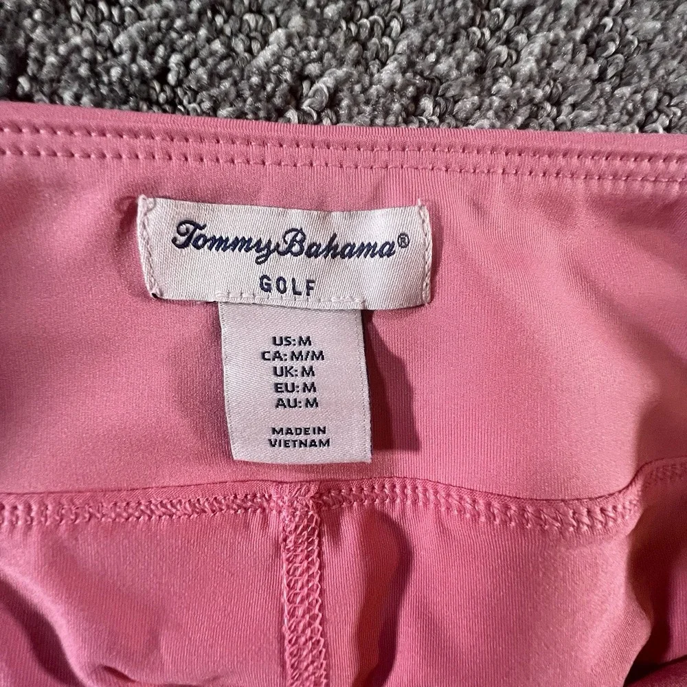 Tommy Bahama Golf Skort Women's M Pink Stretch Athletic Skirt  Shorts‎ Pockets